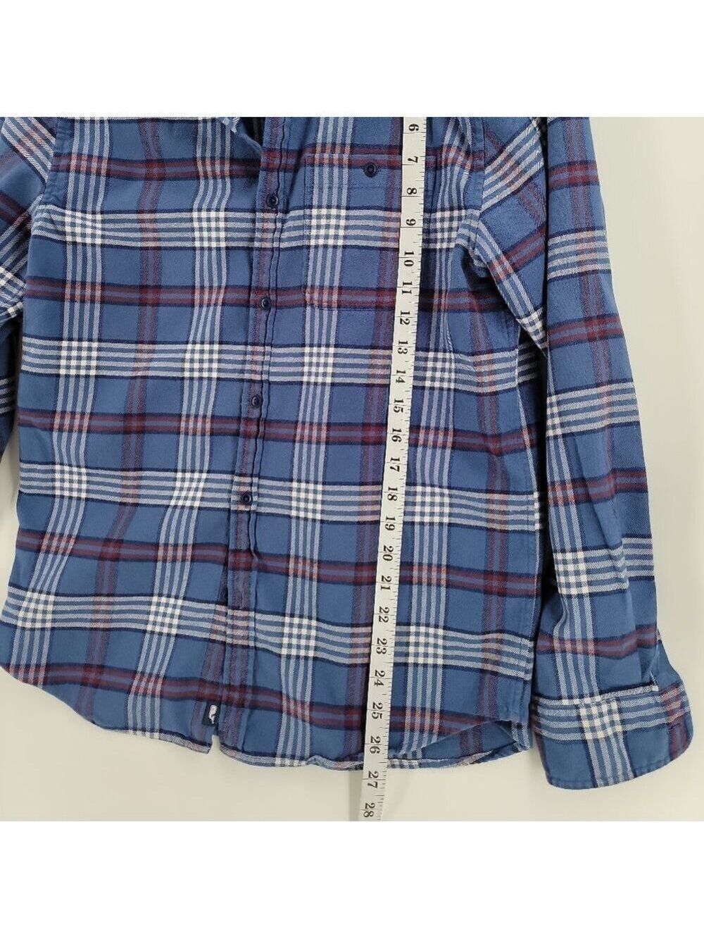 🐳 Vineyard Vines Slim Longshore Flannel Shirt – Men’s Medium - Picture 7 of 8